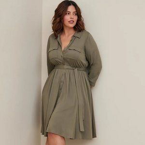 Torrid sz 3 olive dress